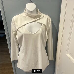 Chiara Boni La Petite robe blouse off white size large